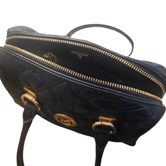 MetroCity Leather Satchel & Dust Bag - Made In Italy - Picture 3 of 4